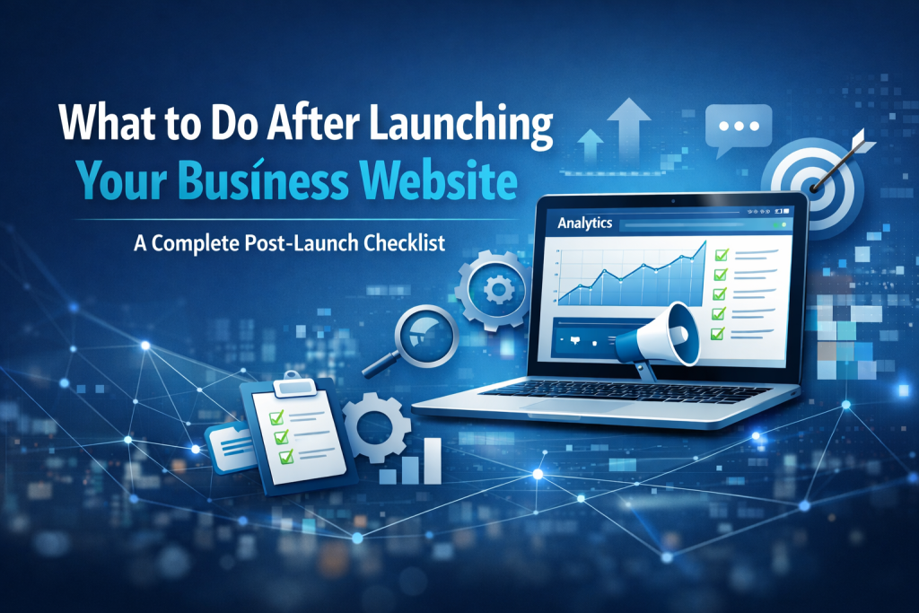 What to Do After Launching Your Business Website: A Complete Post-Launch Checklist