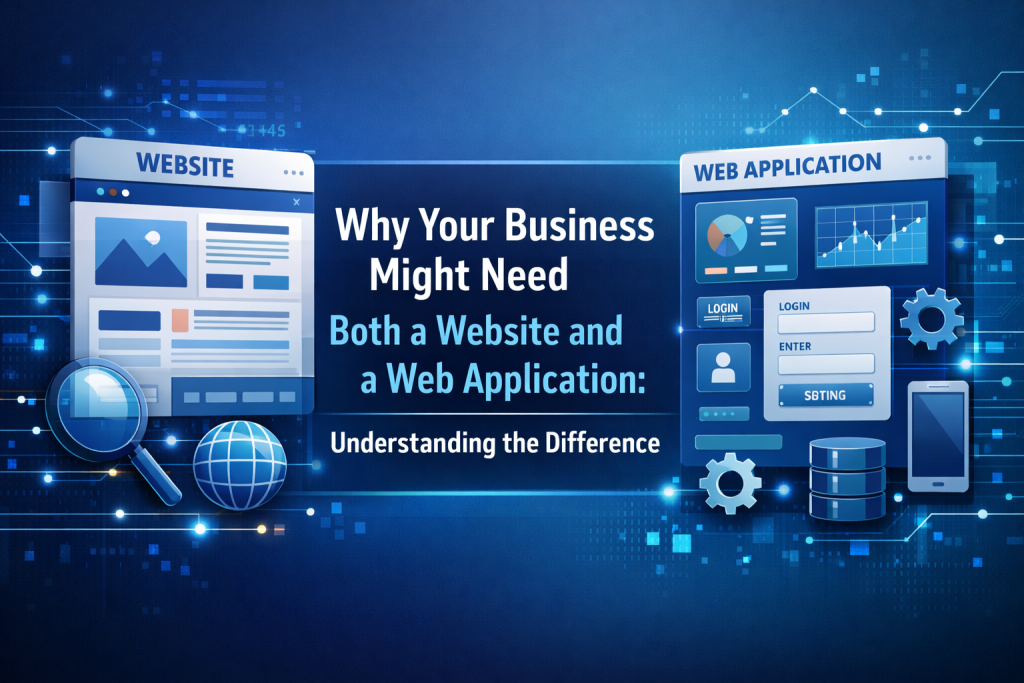 Why Your Business Might Need Both a Website and a Web Application: Understanding the Difference